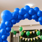 140pcs Dark Blue Round Balloons Different Sizes 18 12 10 5 Inch Latex Balloons for Arch Decoration Party Balloon Kit for Graduation Birthday Party Wedding Balloon Baby Shower Decoration