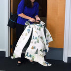 TANOFAR Car Seat Cover Baby, Carseat Covers Baby Boy Girl, Peekaboo Opening Infant Car Seat Cover for Winter, Warm & Cozy, Adventure Mountain