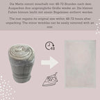 Premium Baby Play Mat 60”x80” Light Gray – Cloud-Soft Coral Velvet Memory Foam Rug for Crawling & Play – Non-Slip, Water-Repellent, Easy-Care Tummy Time Mat – Non-Toxic Padded Playmat