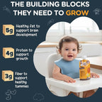 Li’l Hala Chicken Pad Thai Baby Food Pouches – Free-Range Chicken & Organic Veggies – Toddler Meals with Meat – Protein & Healthy Fats Puree – No Hormones – 6+ Months – 3.5 oz (12 Pack)