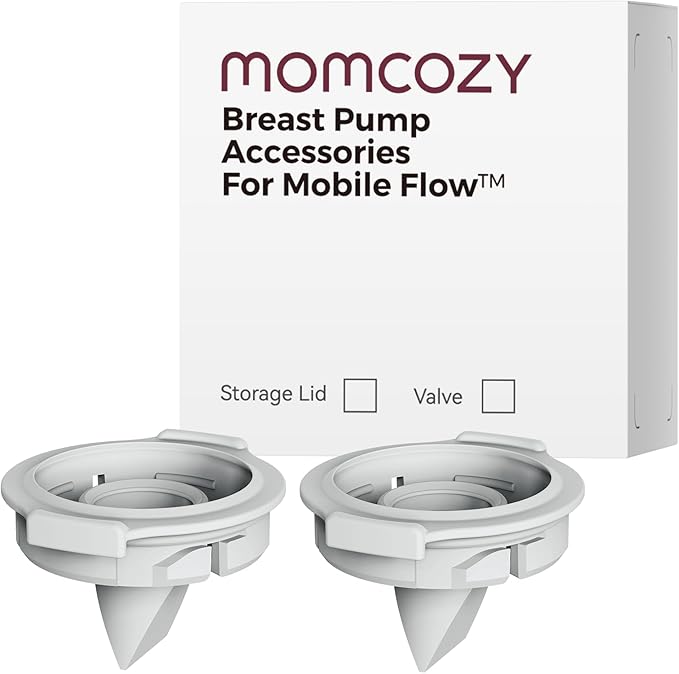 Momcozy Original Replacement Accessories for Upgraded Mobile Flow | Upgraded M9,Original Upgraded M9 Breastfeeding Parts,Valve，2 Pack