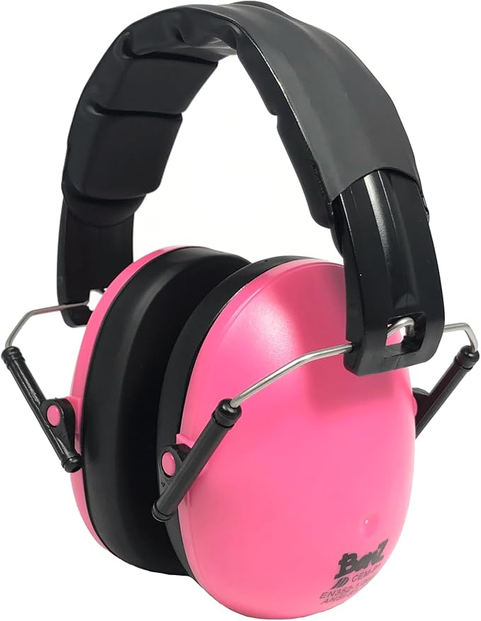 BANZ Kidz Earmuffs 2 Years & Older - Loud Noise Cancelling Kids Headphones & Toddler Ear Muffs, Size Adjustable