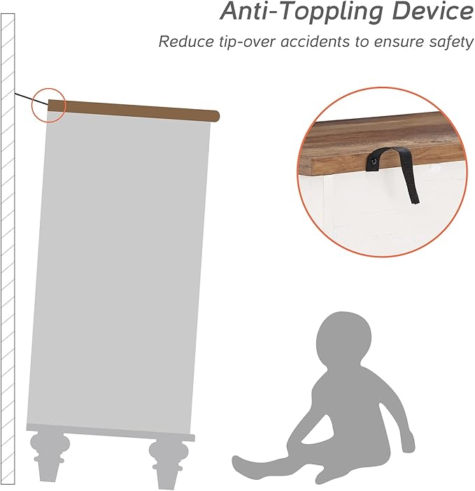 WAMPAT 9 Drawer Dressers for Bedroom, White Kids Dresser with 9 Wide Chest of Drawers, Mid Century Wooden Closet Storage Organizer, Large Wood Baby Dressers for Living Room, Nursery, Hallway