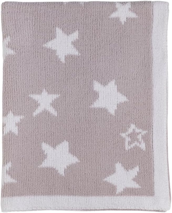 Living Textiles Chenille Knitted Blanket - Grey Galaxy