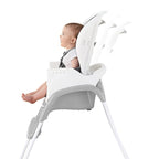 Ingenuity SmartClean Trio Elite 3-in-1 Convertible Baby High Chair, Toddler Chair, and Dining Booster Seat, For Ages 6 Months and Up, Unisex - Slate
