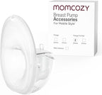 Momcozy Full Set Collector Cup Only Compatible with Momcozy Mobile Style | M6 NOT for Others. Original Mobile Style | M6 Breast Pump Replacement Accessories DoubleFit Flange 24mm