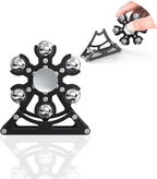 Desk Toys for Fidget Ferris Wheels-Spinner: 2mins Metal Cool-Gadgets Kinetic-Spinner for Kid Children Teen Adult EDC-Toy, ADHD Tools Cool Stuff Stress Relief Gift (Black)