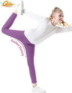 Girls Leggings Cotton Leggings for Toddler Footless Girls Pants Stretchy Baby Girl's Pants Infant Basic Leggings Size 6M -14Y