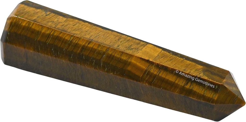 Amazing Gemstone Tigers Eye Crystal Towers ~ Natural Healing Crystal Point Obelisk for Reiki Healing and Crystal Grid (2 to 3 INCH)
