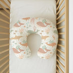 Nursing Pillow Covers 2 Pack, Breastfeeding Pillow Slipcovers Soft and Stretchy, Nursing Covers for Baby Girls Boys Newborn