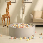 GOGOSO Ball Pits Balls for Toddlers Pack of 50 100 200 Plastics Shape Ball Non-Phthalate Non-BPA Non-Toxic 2.2-Inch Crush Proof Play Balls