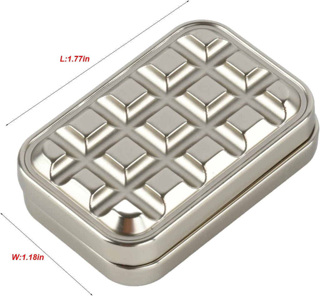 Fidget Toys Adults Magnetic Fidget Slider Magnet Fidget Toys EDC Metal Fidget Slider Haptic Slider EDC Fidget ADHD Anxiety Stress Relief Toy Adults Fidget Toys Adults Anxiety Metal Fidget Toys-Silver