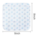 softan Baby Washcloths, 24Pack Baby Wash Cloths Extra Soft & Ultra Absorbent, Baby Towels and Washcloths Face Towels for Unisex Boys Girls Body, Washclothes Gentle on Sensitive Skin, 9x9 Blu Elephant