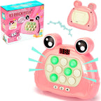 Quick Push Game Console,Puzzle Game Console Machine, Improving The Reaction Ability and Attention,Pop Game Sensory Fidget Toys (Pink)