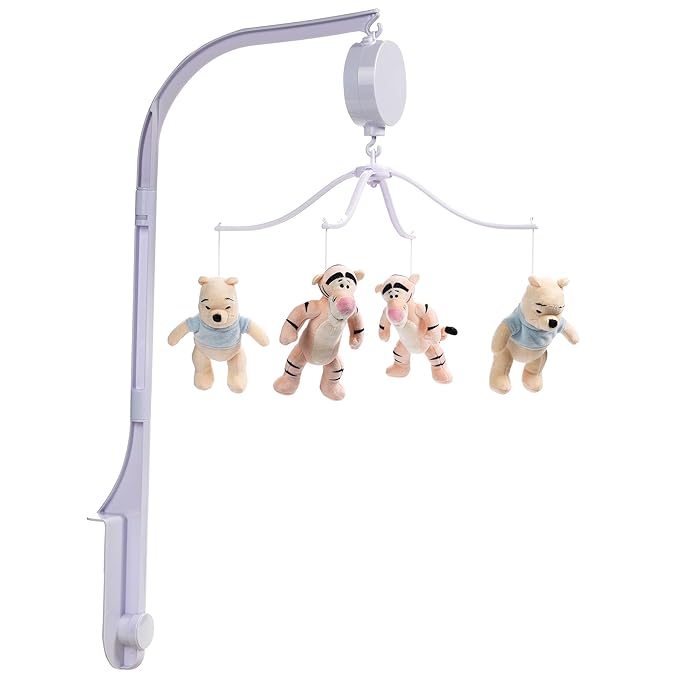 Lambs & Ivy Disney Baby Winnie The Pooh Hugs Musical Baby Crib Mobile Soother