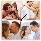 Generic Custom Wall Clock Personalized Wall Photo Customized Round Clock for Birthday Wedding Present Creative, 12inch-30cm
