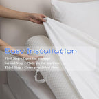 YIHATA Bed Rail for Toddlers Foldable Bed Bumper with Flap 2 Pack Toddler Bed Rails Portable Bed Rails for Toddlers with Non-Slip Machine Washable Cover Toddler Bed Rails for Kids Twin Bed