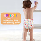Baby Cotton Training Pants 6 Packs Toilet Training Underpants Absorbent Toddler Potty Training Underwear 2T-5T