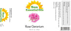 Sun Essential Oils 4oz - Rose Geranium Essential Oil - 4 Fluid Ounces - Rose and Geranium Essential Oil