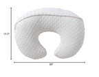 Baby Nursing Pillow and Body Positioner with Premium Slipcover for Breastfeeding for Baby Boys and Girls, Feeding Pillow with Breathable Comfortable Pillowcase (Cloud Dancer)