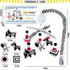 teytoy My First Baby Crib Mobile, Black and White Baby Mobile for Crib, High Contrast Mobile Toy for Newborn Infants Boys and Girls