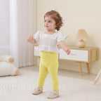 Newborn Toddler Baby Girl Pants Leggings Ribbed Straight Flare Infant Girl Pants Leggings Bell Bottoms 5 Packs