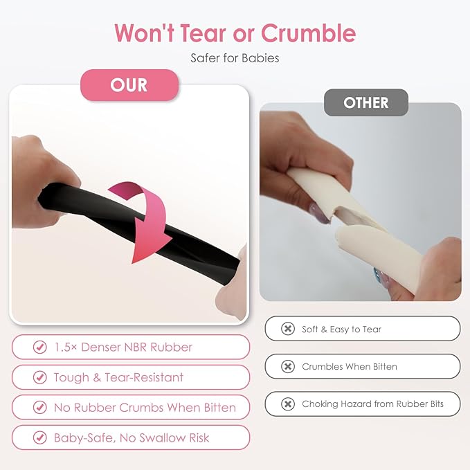 Baby Proofing Corners and Edges Protector Guards (16.5FT Edge +8 Corners), Soft Rubber Foam Edge Protector with Removable Double Sided Tapes, Furniture Table Bumper Guard for Baby Safety-Black