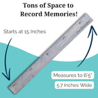 Boho Growth Chart for Wall - Height Board Growth Chart Wooden Growth Chart for Wall Kids Measuring Chart for Wall Height Chart Growth Chart for Kids (Love Grows Here, Gray)