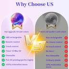 HOLA Paint Your Own Moon Lamp Kit, 2025 Update USB Rechargeable Remote Control, DIY Arts Supplies and Crafts Kit, Ages 6 7 8 9 10 11 12 13 Year Old Girls Boys Kids Birthday Gifts