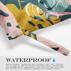 Wet Bag, Wet Dry Bag, Wet Bag for Swimsuit, Travel, Beach, Pool, Diapers, Dirty Yoga Gym Clothes, Makeup Bag, Waterproof Tropical Palm Leaves Decor Jungle Palm Leaf Favors