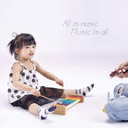 MUSICUBE Xylophone for Kids Wooden Xylophone with Mallets Orff Music Instrument for Educational Preschool Learning Baby Percussion Kit Professional Tuning Gift Choice for Children