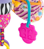 Lamaze Clip On Car Seat and Stroller Toy - Fifi the Firefly - Crinkle Car Seat Toys and Stroller Toys - Sensory Toys for Babies - Travel Toys for Car - Infant Toys Ages 0 Months and Up