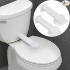 Toilet Locks Baby Proof (2 Pack) - Easy to Install, Use and Effective Toilet Baby Proofing
