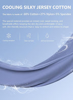 Meiz Pregnancy Pillows, Cooling Silky Pregnancy Pillows for Sleeping, 65" U Shaped Full Body Maternity Pillow for Pregnant Women, with Washable Jersey Cotton Cover, Blue