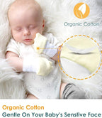 Newborn Baby Mittens Anti Scratch Baby Mittens No Scratch Mittens Baby Gloves for 0-6 Months Boys Girls(6 Pairs)
