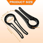 Stove Knob Safety Covers for Child, Gas Stove Knob Locks, Oven Lock Child Safety Stove Guard Black, Stove Knob Safety Cover for Child and Pet (5 Pack)