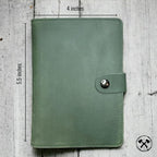 Genuine Leather Passport Holder Compatiable with and Moto Tag Wallet for Men and Women RFID Blocking for Secure Traveling and Documentation Organizer (Green)