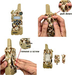 Walkie Talkies for Kids,5 Colourful Channels 2 Way Radio,Compass Flashlight and Magnifying Glass,3 Miles Long Range for Adventure Game,Outside, Camping, Hiking,Toys for 3-12 Year Old Boys Girls