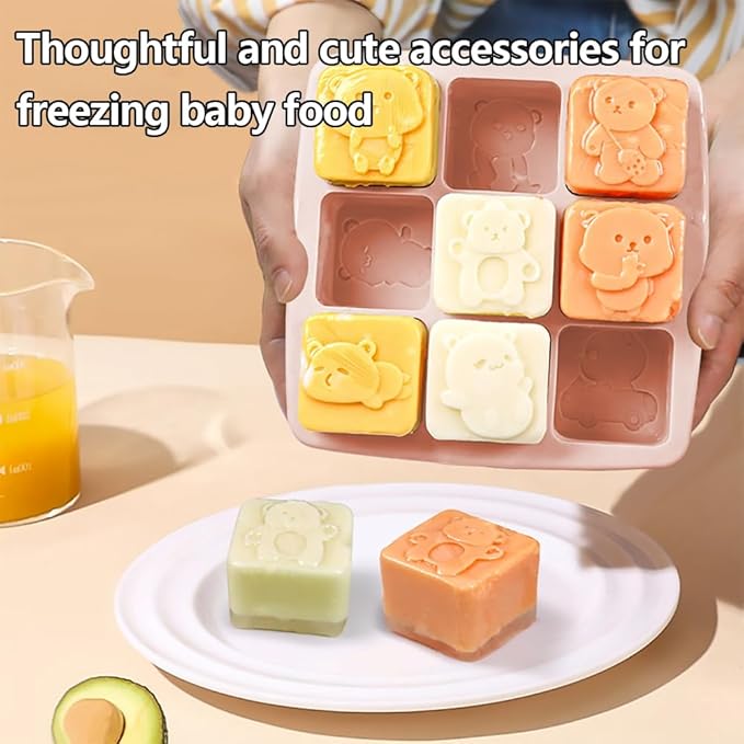 Baby Food Maker Mini Cute and Small Food Processor Puree Blender Grinder Chopper 1.2 Cup Glass Bowl with 6 Blade Electric (Spaceman-White)