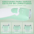 FBO Bikini Trimmer & Adult Painless Electric Shaver,Baby Hair Clippers Kit,Infant Kids Multipurpose Hair Trimmer-Quiet,Cordless,Waterproof,Rechargeable,Sharp Durable,with Ceramic Blades,Green