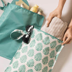 Tiny Twinkle Mess-Proof Waterproof Wet Dry Bag | 2-Pack Reusable Wet Bags for Swimsuits & Baby Clothes | Leakproof Wet Bag for Travel & Diaper Changes for Baby (Shine)