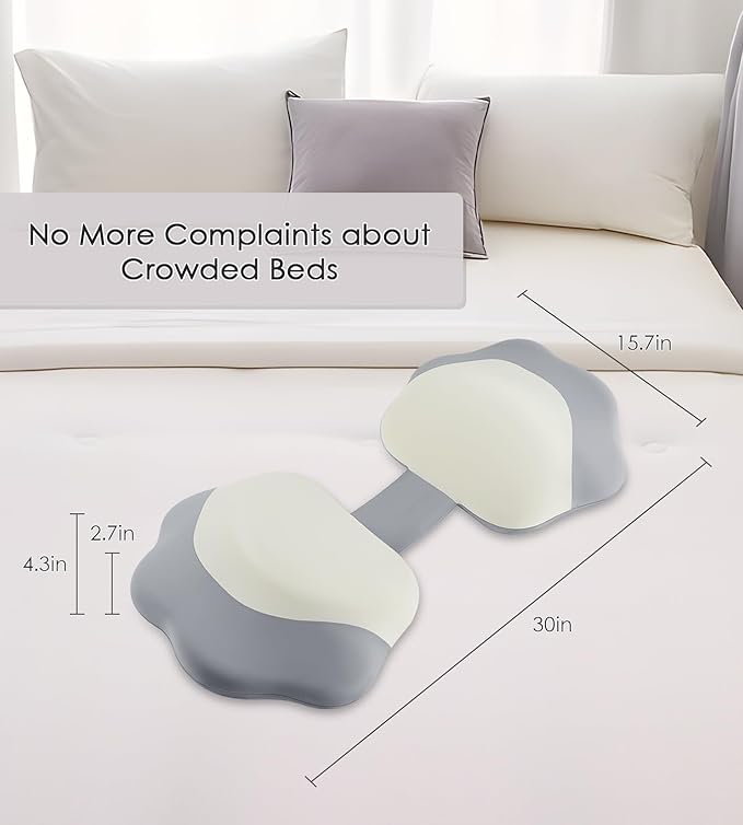 Pregnancy Pillows for Sleeping, Memory Foam Maternity Pillow Support for Back Belly HIPS, Adjustable Travel Wedge Pillow for Pregnant Women, Side Sleeping Pregnant Pillows with Cooling Pillowcase