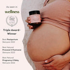 Irene Organics Belly Bundle – 5 Piece Pregnancy Skincare Gift Set with Organic Belly Butter & Natural Body Oil for Stretch Marks (5 piece set)