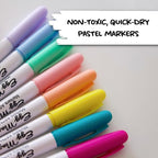 The Eggmazing Egg Decorator Easter Egg Decorator Kit - Arts and Crafts Set - Includes Egg Decorating Spinner and 8 Colorful Quick Drying Non Toxic Markers (Purple) - Packaging May Vary