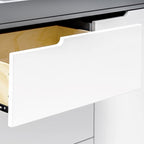 Babyletto Hudson 3-Drawer Changer Dresser with Removable Changing Tray in Grey and White, Greenguard Gold Certified