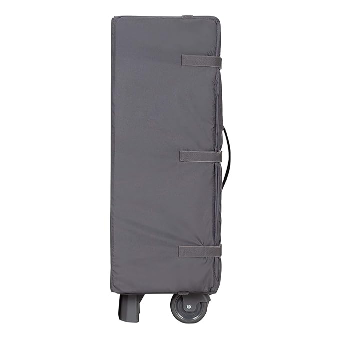 Baby Trend Nursery Center Travel Crib with Removable Rock-A-Bye Bassinet, Changing Table, Organizer, and Electronic Music Center and Nightlight, Robin