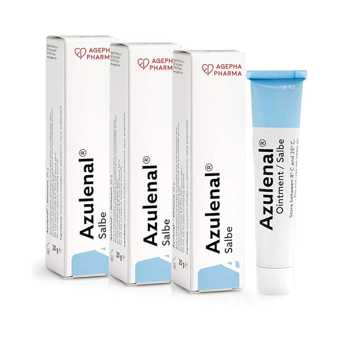 Ointment with Guaiazulene | Wound and Healing Ointment for Diaper Rashes, Itches, Cuts, Burns, & Sore Nipples | Suitable for Use for Babies and Nursing Mothers | Made in Europe