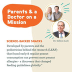 Mission Mighty Me Nutty Puffs Mixed Nut Butter Puffs for Babies + Kids - Pediatrician Developed, Plant-Based Gluten-Free Baby Snack - Peanut, Tree Nut, Cinnamon (6 Pack - 5 Pack Plus Peanut Sample)