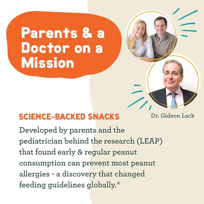 Mission Mighty Me Nutty Puffs Peanut + Mixed Nut Butter Variety for Babies + Kids – Plant-Based, Gluten-Free, Pediatrician Developed (Peanut, Mixed Nut, and Bonus Sample)