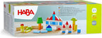 HABA Colored Wooden Building Blocks - 46 Piece Set of Wooden Toys, Stacking Toys for Toddlers 1-3 for Open Ended STEM Play, Made in Germany